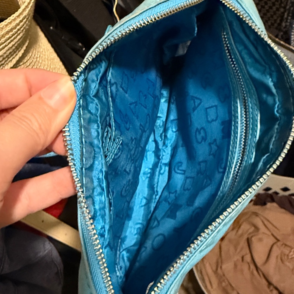 Marc By Marc Jacobs Blue Leather Clutch - Picture 5 of 5